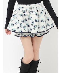 CALNAMUR | ミニフラワーボアキュロット(その他パンツ)