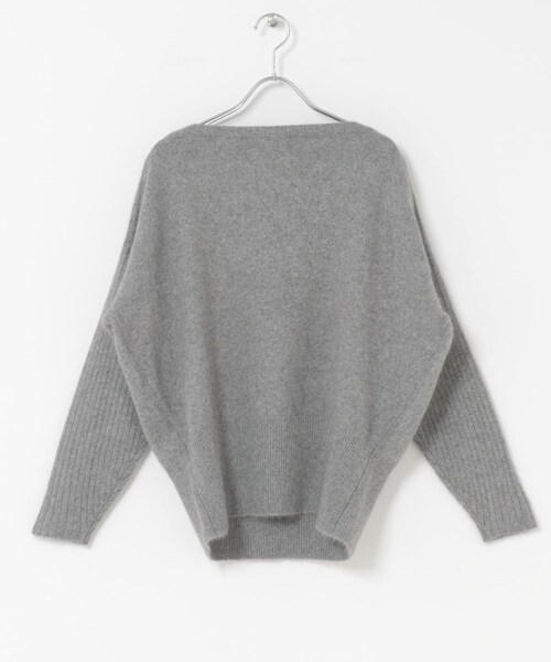 URBAN RESEARCH ROSSO（アーバンリサーチロッソ）の「エアリーニット2WAYネックプルオーバー（ニット/セーター・レディース・GRAY/BEIGE・Free）」の13枚目の写真