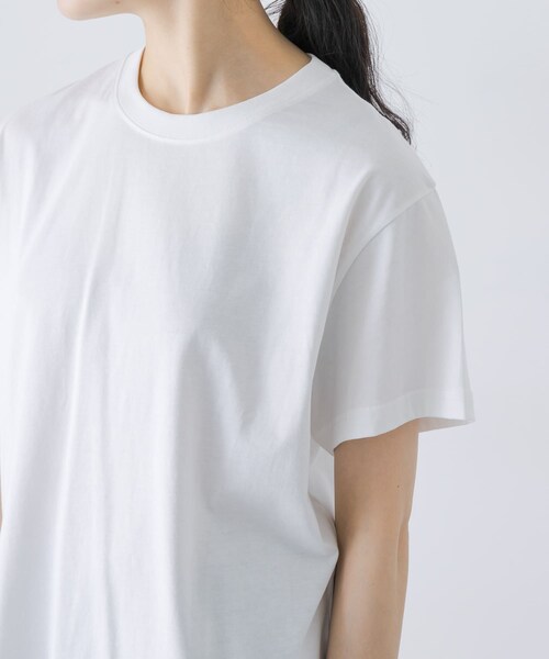 かぐれ(カグレ)の「STUDIO NICHOLSON MARINE(Tシャツ/カットソー・レディース・OFF WHITE/GREY MARL/D NAVY・10)」の13枚目の写真