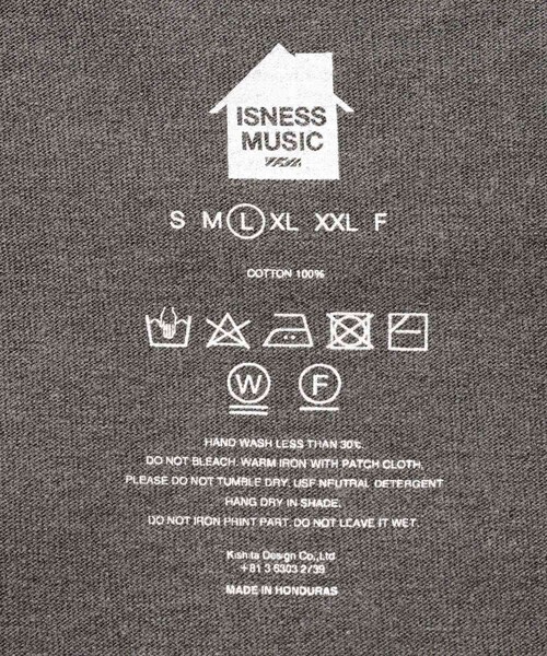 ADAM ET ROPE'（アダムエロペ）の「【ISNESS MUSIC/イズネス ミュージック】TECHNO T-SHIRT FL（Tシャツ/カットソー・メンズ・ブラック系/ホワイト・L/M）」の13枚目の写真