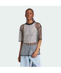 adidas | Adilenium ラインストーン Tシャツ(Tシャツ/カットソー)