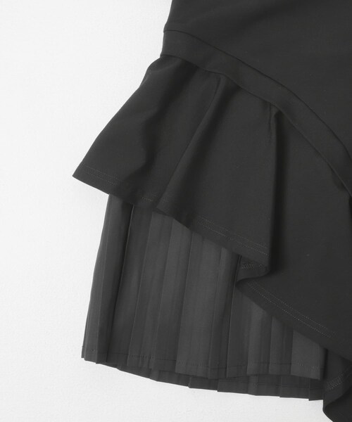 URBAN RESEARCH ROSSO（アーバンリサーチロッソ）の「ELENDEEK　SLIDE FLARE DOCKING CUT AND SEWN（Tシャツ/カットソー・レディース・O.WHT/GRY/BLK・Free）」の8枚目の写真