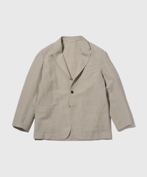 ADAM ET ROPE' | WOOL LINEN JACKET(ノーカラージャケット)