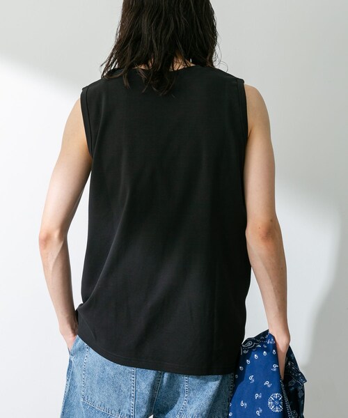 URBAN RESEARCH Sonny Label（アーバンリサーチサニーレーベル）の「コンパクトスムースベーシックタンクトップ（タンクトップ・メンズ・ホワイト/ブラック/グレー・M/L）」の11枚目の写真