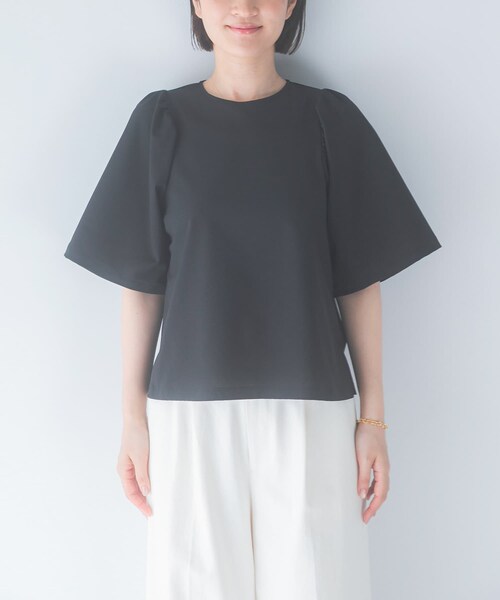 URBAN RESEARCH ROSSO（アーバンリサーチロッソ）の「吸水速乾フレアスリーブカットソー（Tシャツ/カットソー・レディース・OFF WHITE/BLACK/BROWN・Free）」の15枚目の写真