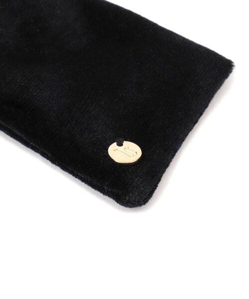 VIS（ビス）の「ベロアリボンヘアカフ（バレッタ/ヘアクリップ・レディース・ブラック/ダークブラウン・F）」の6枚目の写真