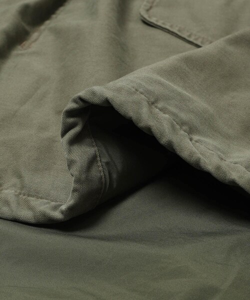 EKAL（エカル）の「nonnative　TROOPER JKT COTTON BACK SATIN VW WITH WINDSTOPPER（ブルゾン・メンズ・BLACK/OLIVE/NAVY・2/3）」の18枚目の写真
