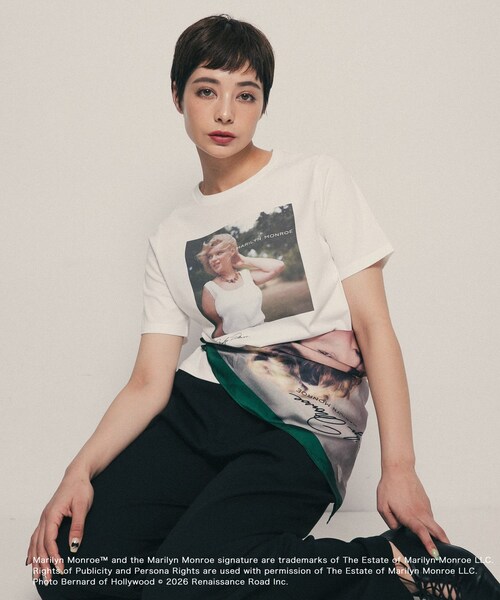 SENSE OF PLACE by URBAN RESEARCH(センスオブプレイスバイアーバンリサーチ)の「『別注』MARILYNMONROE×SENSE OF PLACE プリントスカーフ(バンダナ/スカーフ・レディース・BLACK/GREEN・One)」の19枚目の写真