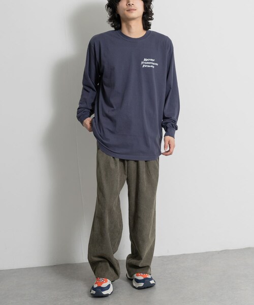 THE GOODLAND MARKET（ザグッドランドマーケット）の「Western Hydrodynamic Research　ANDRE T-SHIRTS（Tシャツ/カットソー・メンズ・NATURAL/NAVY・L/XL）」の14枚目の写真