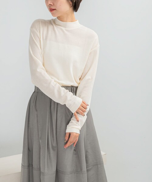 URBAN RESEARCH ROSSO（アーバンリサーチロッソ）の「GICIPI　PROCIONE（ニット/セーター・レディース・Panna/Nero/Mattone・3）」の5枚目の写真