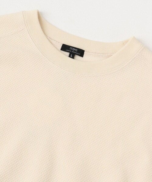 ITEMS URBANRESEARCH（アイテムズ アーバンリサーチ）の「発熱機能 クルーネックラグランTops（Tシャツ/カットソー・メンズ・GREIGE/OFF/BLK・M/L）」の12枚目の写真