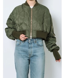 Ungrid | キルティングショートMA-1(ブルゾン)