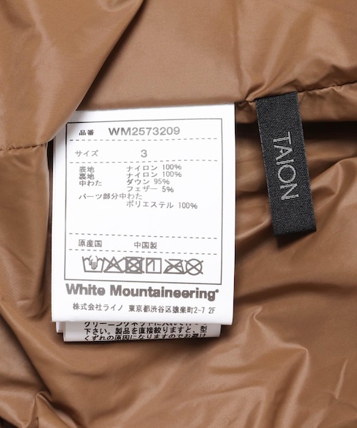 EKAL（エカル）の「WHITE MOUNTAINEERING　RIPSTOP DOWN JACKET（その他アウター・メンズ・BLACK/BROWN・2/3）」の16枚目の写真
