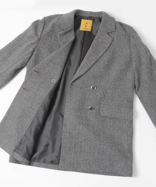 URBAN RESEARCH ROSSO（アーバンリサーチロッソ）の「F by ROSSO　ヘリンボンネップツイードジャケット（テーラードジャケット・レディース・BEIGE/GRAY・Free）」の13枚目の写真