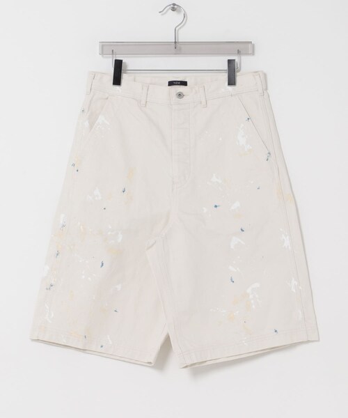 URBAN RESEARCH(アーバンリサーチ)の「YLEVE HAND PAINT DENIM SHORTS(その他パンツ・メンズ・010 BLACK/040 CER・3/4)」の7枚目の写真