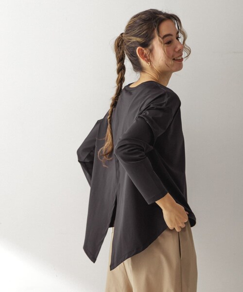 URBAN RESEARCH Sonny Label（アーバンリサーチサニーレーベル）の「SLAB　Backdesign Rashguard（その他トップス・レディース・ブラック/エクリュ/グレージュ・FREE）」の19枚目の写真