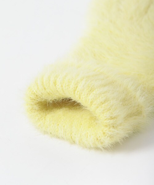 SENSE OF PLACE by URBAN RESEARCH(センスオブプレイスバイアーバンリサーチ)の「シャギーニットグローブ(ベルト・レディース・OFF WHITE/BLACK/YELLOW・one)」の22枚目の写真