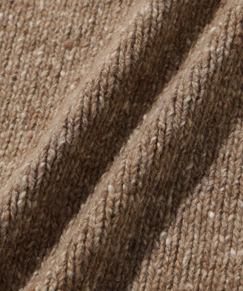 ADAM ET ROPE'(アダムエロペ)の「【AURALEE/オーラリー】LOW-GAUGE HOMESPUN TWEED KNIT P/O(ニット/セーター・メンズ・ライトグレー/ダークブラウン・3/4)」の19枚目の写真