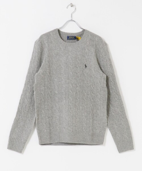 URBAN RESEARCH ROSSO（アーバンリサーチロッソ）の「POLO RALPH LAUREN　WOOL CASHMERE KNIT（ニット/セーター・レディース・NAVY/GREY/BROWN・S/M）」の10枚目の写真