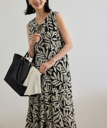 【DEVEAUX（デヴォー）】Aラインフレアワンピース/洗える