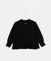 ROPE' PICNIC（ロペピクニック）の「【KIDS】フリルジップ裏毛カーディガン（カーディガン/ボレロ・キッズ）」