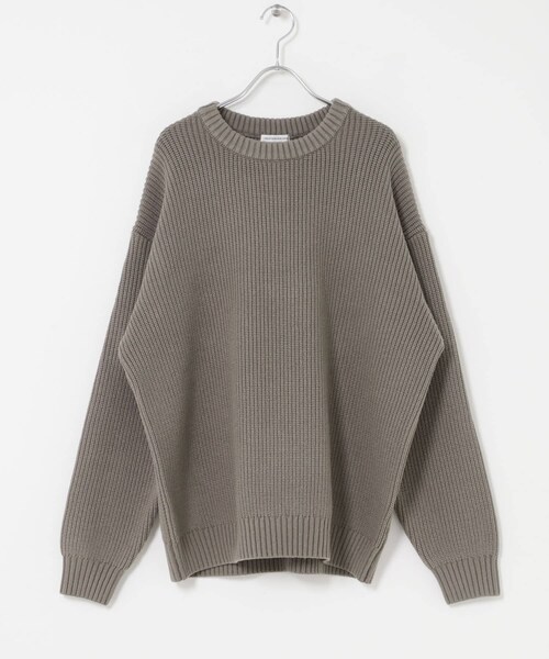 URBAN RESEARCH DOORS（アーバンリサーチドアーズ）の「畦ニット クルーネックプルオーバー（ニット/セーター・メンズ・RED/GRAY/BLUEGREEN/CHARCOAL・M/L）」の15枚目の写真