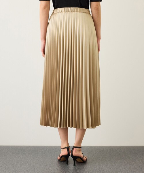 ROPE'(ロペ)の「シャイニープリーツスカート/イージーケア(スカート・レディース・ダークブラウン/ベージュ系・F)」の14枚目の写真
