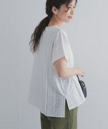 URBAN RESEARCH DOORS | サイドレース刺繍切替プルオーバー(その他トップス)