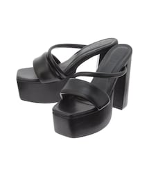 GYDA | アシンメトリーラインパディングチャンキーサンダル(サンダル)