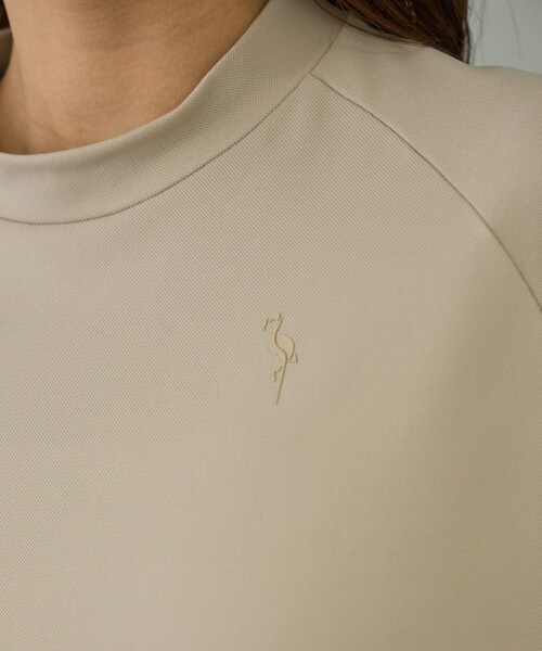 ROPE'(ロペ)の「【NIOR】3Dピケラグランモックシャツ/吸水速乾・接触冷感(Tシャツ/カットソー・レディース・ブラック/ホワイト/ベージュ・L/M/S)」の19枚目の写真