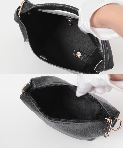 URBAN RESEARCH ROSSO（アーバンリサーチロッソ）の「AULENTTI　BAG（ハンドバッグ・レディース・BEIGE/NERO/BRUCIATO・-）」の12枚目の写真