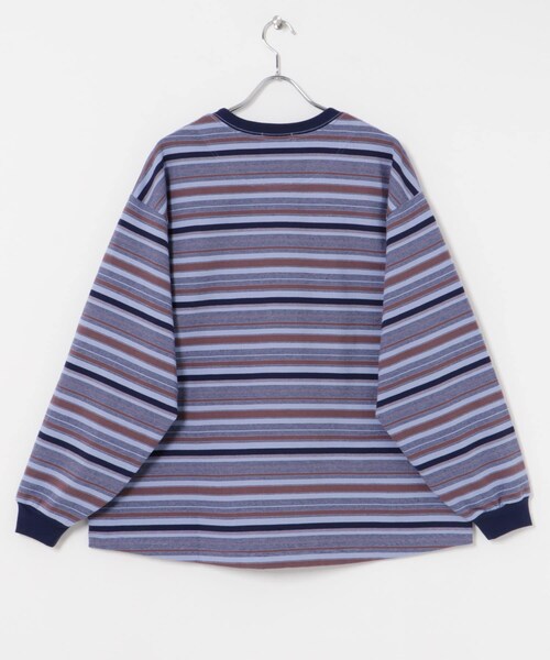 URBAN RESEARCH（アーバンリサーチ）の「POLYPLOID　OVERSIZE LONGSLEEVE B（Tシャツ/カットソー・メンズ・PPL/NVY/GRY/BLK・2/3/4）」の14枚目の写真