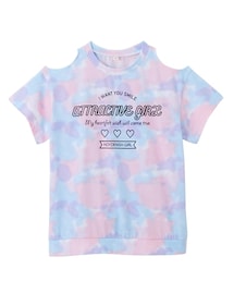 nissen | ビッグシルエット肩開き半袖Tシャツ(Tシャツ/カットソー)