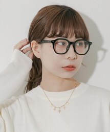 オクタゴンフレームダテメガネ