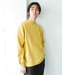 URBAN RESEARCH DOORS | 『UR TECH』10.5オンス ヘビーウェイト LONG-SLEEVE T-SHIRTS(Tシャツ/カットソー)