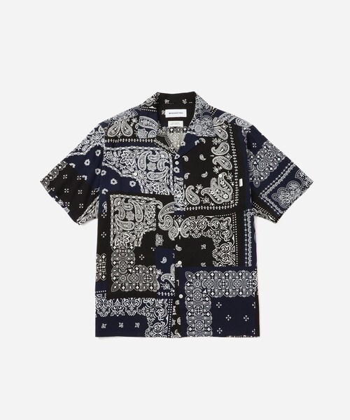 Saturdays NYC(サタデーズ ニューヨークシティ )の「MIYAGIHIDETAKA x Saturdays NYC Bandana SS shirt(シャツ/ブラウス・レディース・ブラック/ホワイト/ネイビー・L/M/XL)」の18枚目の写真