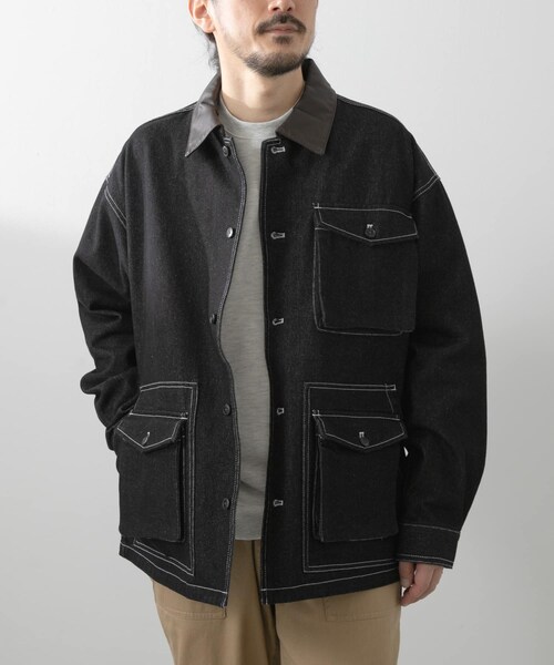 ITEMS URBANRESEARCH（アイテムズ アーバンリサーチ）の「カバーオールジャケット（カバーオール・メンズ・NVY/BLK/BEG/OLV/BGD・M/L）」の21枚目の写真