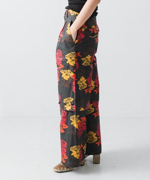 URBAN RESEARCH(アーバンリサーチ)の「COGNOMEN W.FANTASISTA FLOWER PANTS(その他パンツ・レディース・ORANGE/CHARCOAL・S/M)」の10枚目の写真