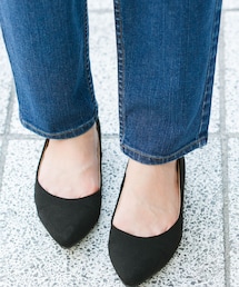 URBAN RESEARCH Sonny Label | コンフォートポインテッドフラットパンプス∴(パンプス)