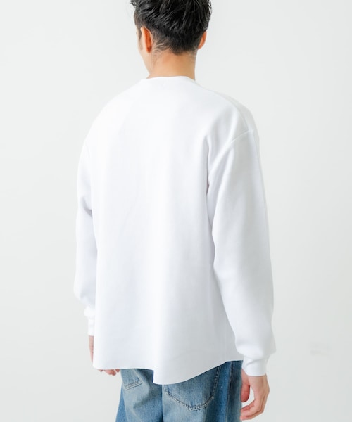 URBAN RESEARCH（アーバンリサーチ）の「『UR TECH』度詰めワッフルヘンリーロングスリーブ（Tシャツ/カットソー・メンズ・WHITE/OATMEAL/GRAY H/BLACK・M/L）」の11枚目の写真