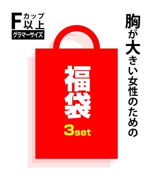 【大きい胸専用】【福袋】ワンピースが必ず入るおまかせハッピーバッグ3点セット（福袋）