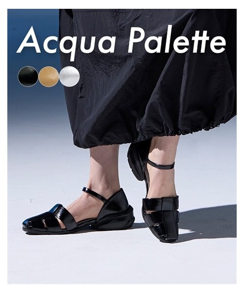 nissen（ニッセン）の「【ゆったり幅広】ACQUA PALETTE（アクアパレット）セパレートグルカサンダル（ワイズ４Ｅ）（サンダル・メンズ・黒/グレージュ/シルバー・M=23.0~23.5cm/4E/L=24.0~24.5cm/4E/LL=25.0~25.5cm/4E/3L=26.0~26.5cm/4E）」の2枚目の写真