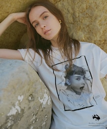 ROPE' | 【AUDREY HEPBURN COLLECTION BY JUN】プリントハーフスリーブ T シャツ(Tシャツ/カットソー)