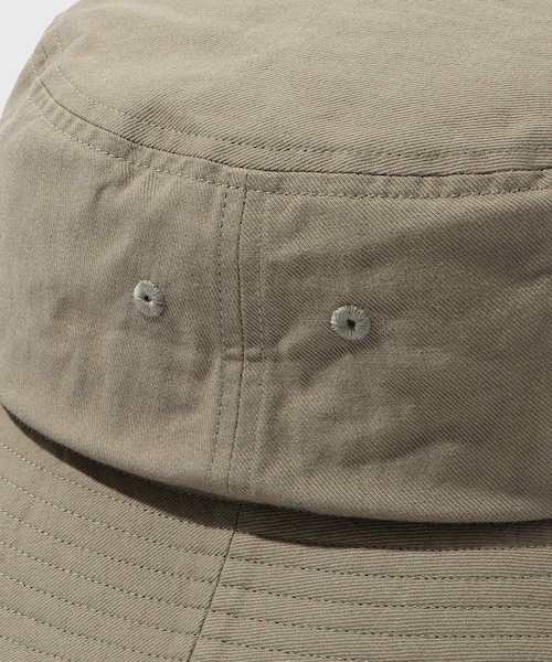 ADAM ET ROPE'（アダムエロペ）の「【KIJIMA TAKAYUKI/キジマ タカユキ】ORGANIC COTTON SERGE BUCKET HAT（ハット・メンズ・ブラック/キミドリ・F）」の7枚目の写真