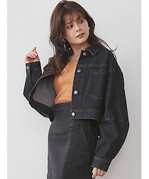 LAGUNAMOON | 【CIMARRON】デニムショートジャケット(ブルゾン)