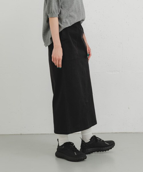 EKAL（エカル）の「『別注』GRAMICCI　ストレッチツイルスカート（スカート・レディース・BLACK/CAMEL/BROWN・one）」の8枚目の写真