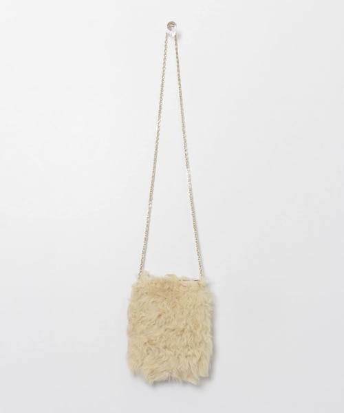 URBAN RESEARCH(アーバンリサーチ)の「CARUS AURA FUR BAG(ショルダーバッグ・レディース・ZEBRA/BROWN/CAPPUCCINO/別注GRAGE・-)」の2枚目の写真