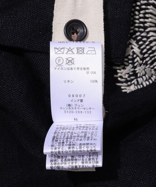 ADAM ET ROPE'(アダムエロペ)の「【Kartik Research/カルティック リサーチ】Repair Stitch Jacket(その他アウター・メンズ・ブラック・L/M)」の15枚目の写真
