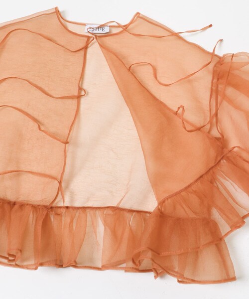 URBAN RESEARCH(アーバンリサーチ)の「ESTHE VOLUME ORGANZA BOW TOP(シャツ/ブラウス・レディース・CORK・XS)」の15枚目の写真