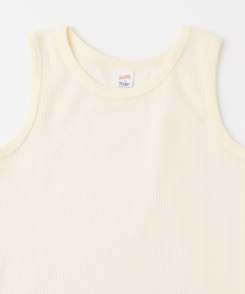 URBAN RESEARCH DOORS（アーバンリサーチドアーズ）の「『別注』Sports Wear×DOORS　ワッフルタンクトップ（タンクトップ・レディース・ivoflower/grayflower/gray/ivory・one）」の7枚目の写真